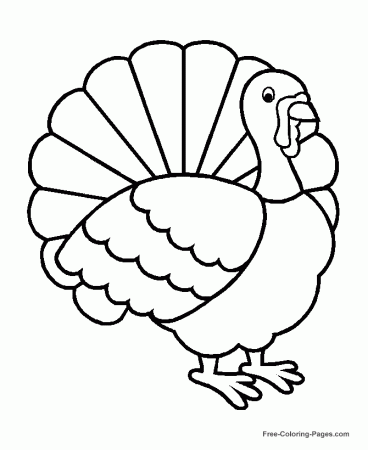 Printable Thanksgiving coloring pages - 09