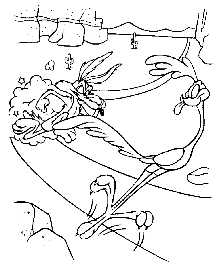 Printable Coloring Pages Coyote | Cooloring.com