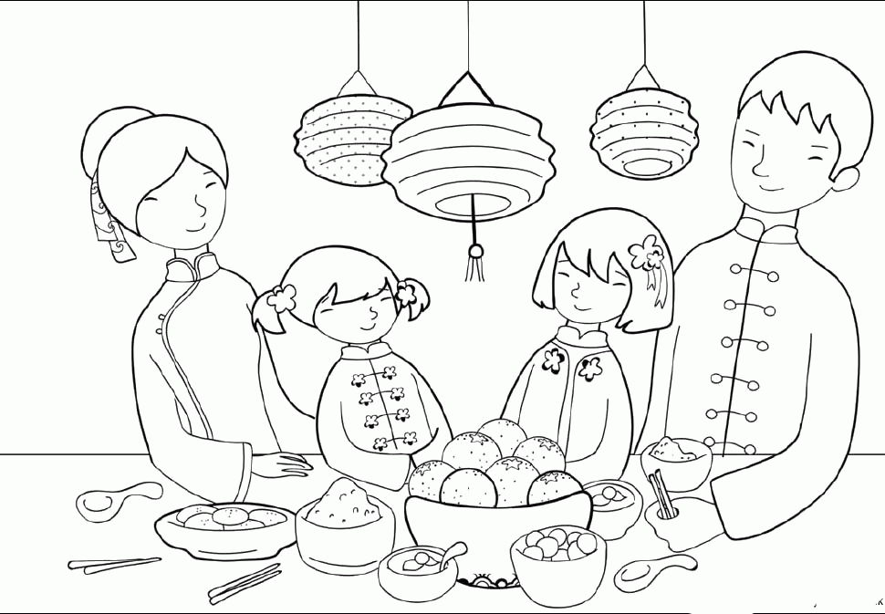 Chinese New Year Coloring Pages - Best Coloring Pages For Kids | Chinese  new year pictures, Coloring pages, New year coloring pages
