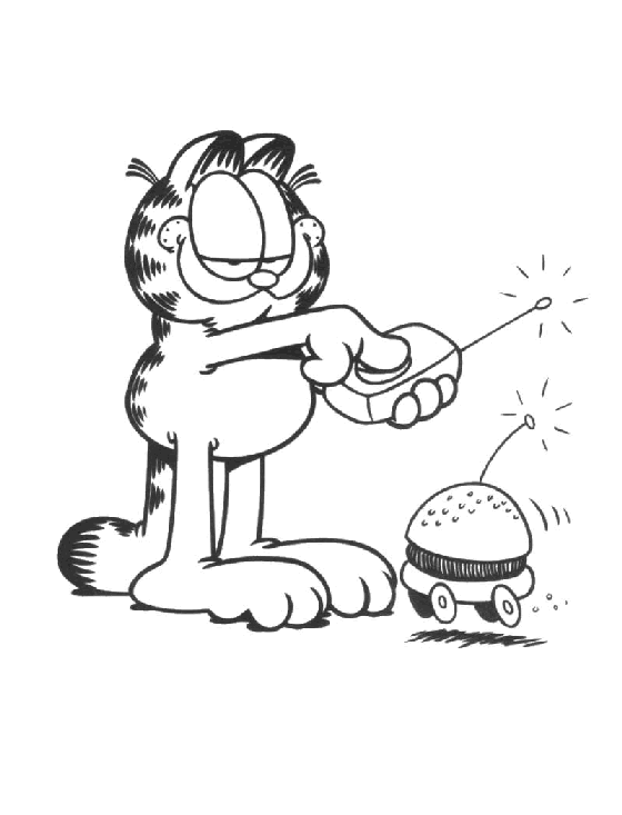 Drawing Garfield #26224 (Cartoons) – Printable coloring pages