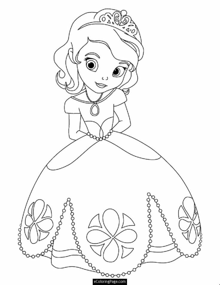 Printable Disney Princesses - Coloring Pages for Kids and for Adults