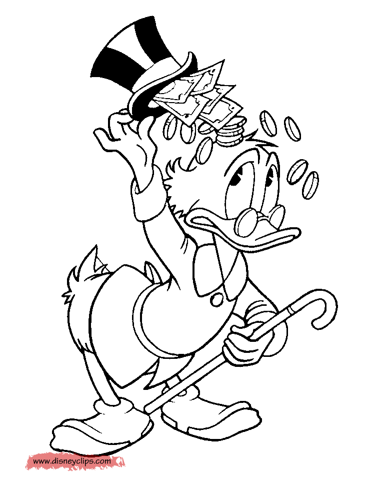 Ducktales Coloring Pages 2 Disney Coloring Book