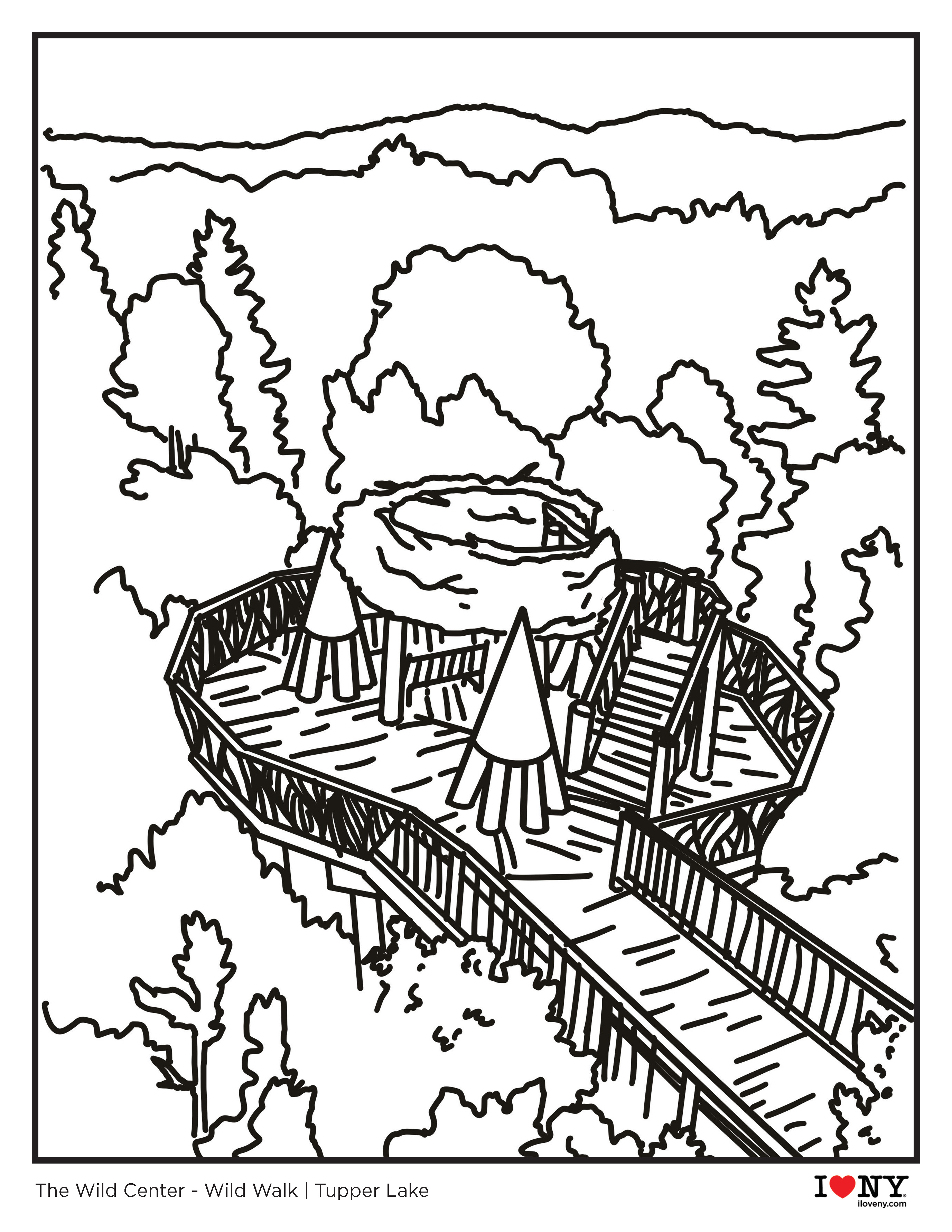 Family-Friendly Activities I Coloring Pages from New York State
