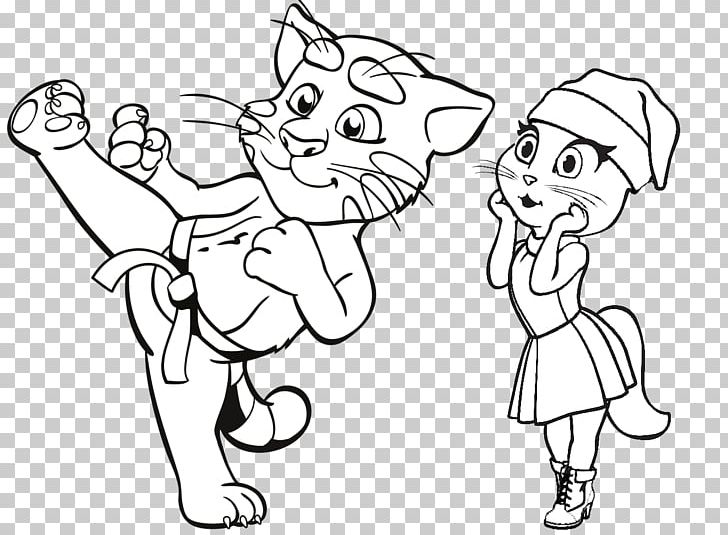 Talking Tom Coloring Pages - Coloring Home
