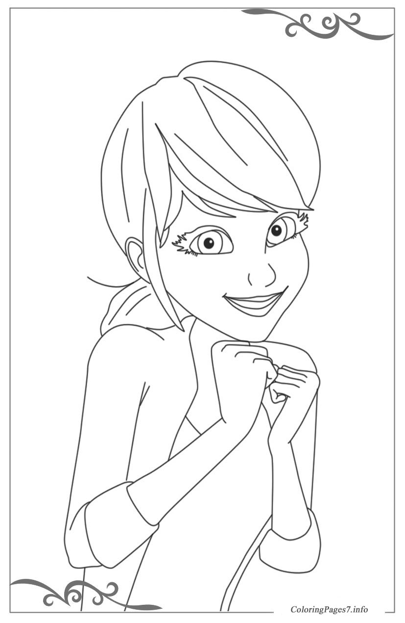 Miraculous: Tales of Ladybug & Cat Noir Free coloring page ...