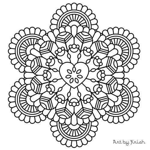 120 Printable Intricate Mandala Coloring Pages, Instant Download ...