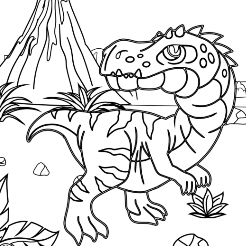 Giganotosaurus coloring pages - Dinosaur Coloring Pages