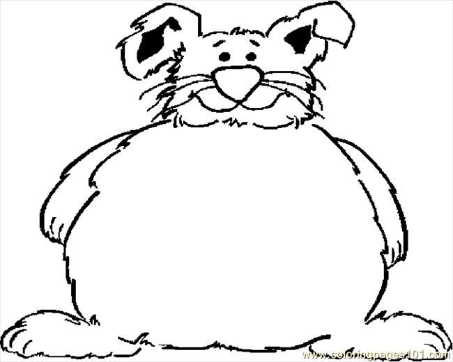 Fat cat coloring pages
