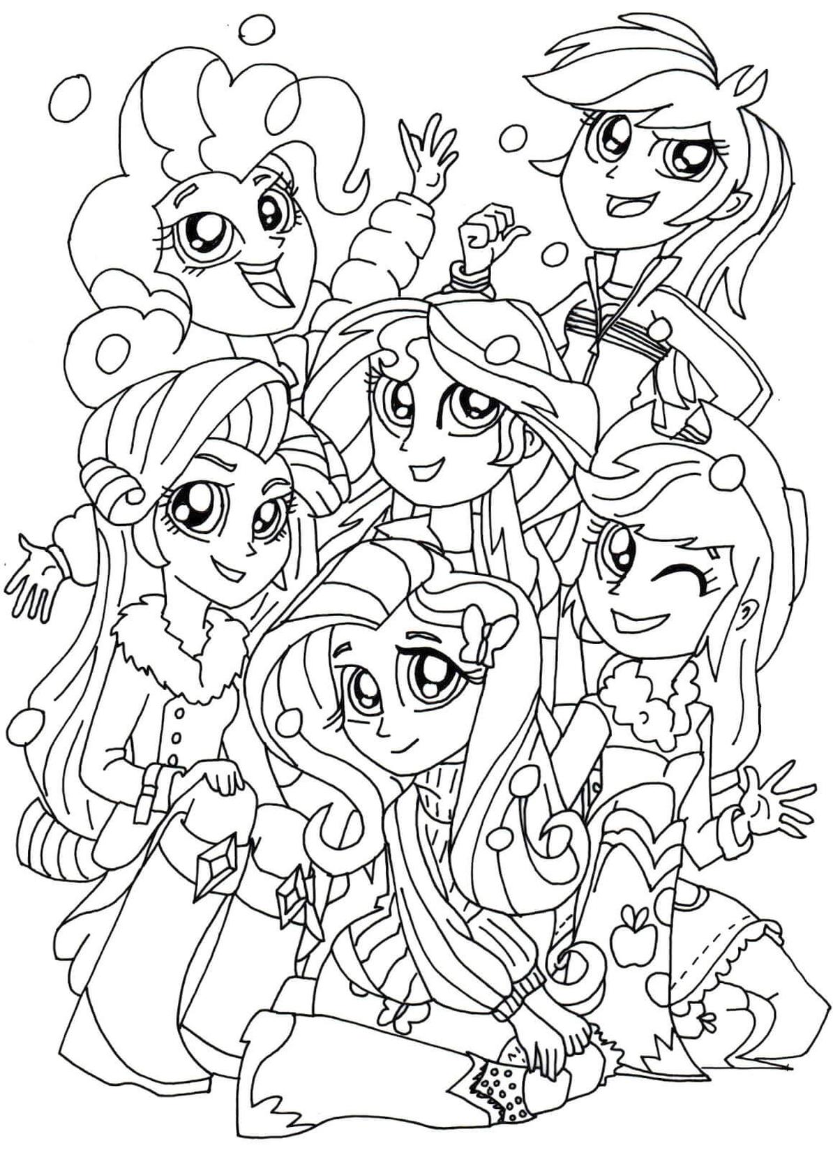 20+ Free Printable Equestria Girls Coloring Pages - EverFreeColoring.com