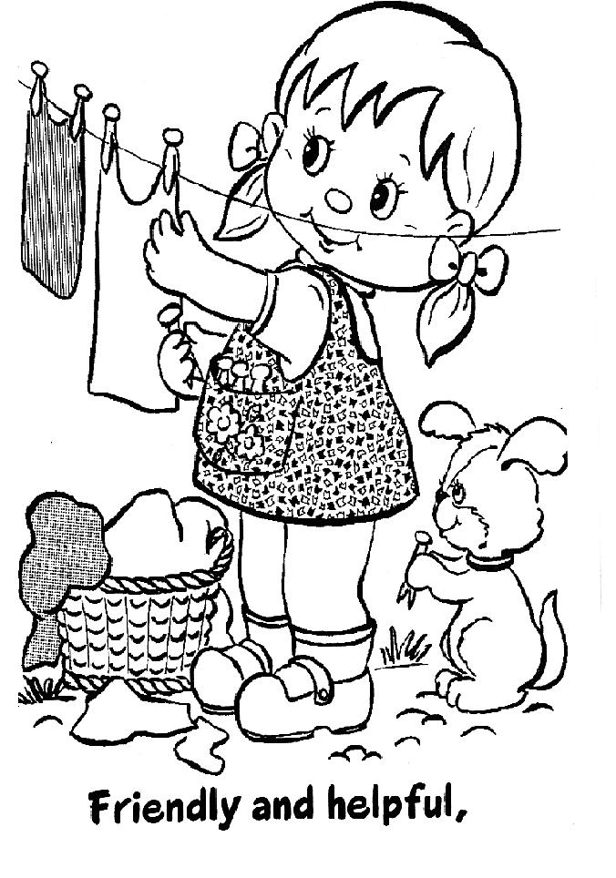 Girl Scouts Coloring Pages - Color Book