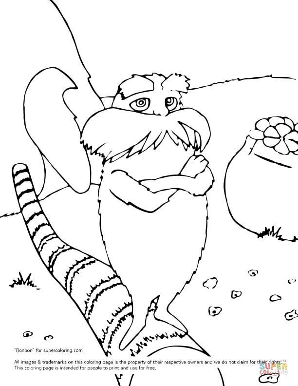 Lorax coloring page | Free Printable Coloring Pages