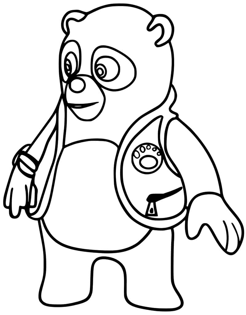 Printable Special Agent Oso Coloring Page - Free Printable Coloring Pages  for Kids