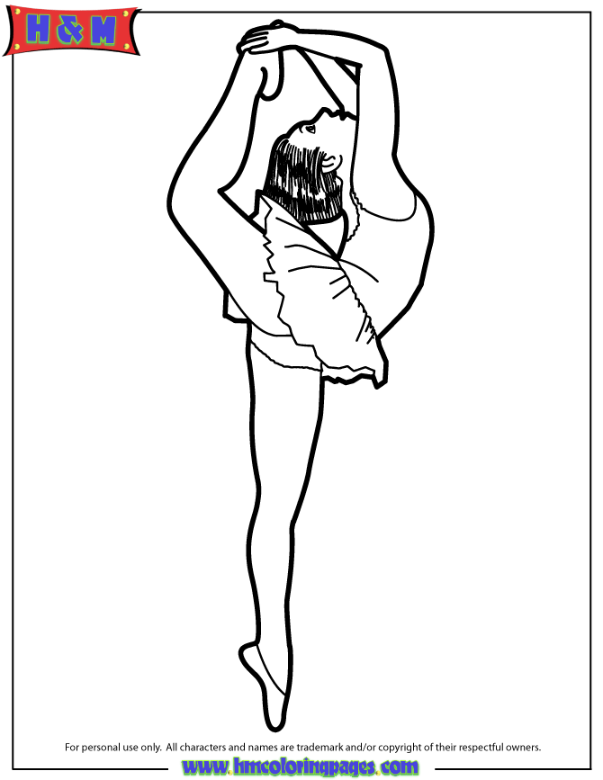 Dancer - Coloring Pages for Kids and for Adults