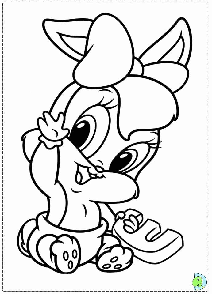 Studying Photos Lola Bunny Coloring Pages Looney Tunes Cartoon ...