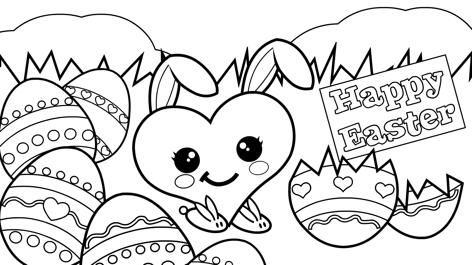 Easter Egg Coloring Page (19 Pictures) - Colorine.net | 7274