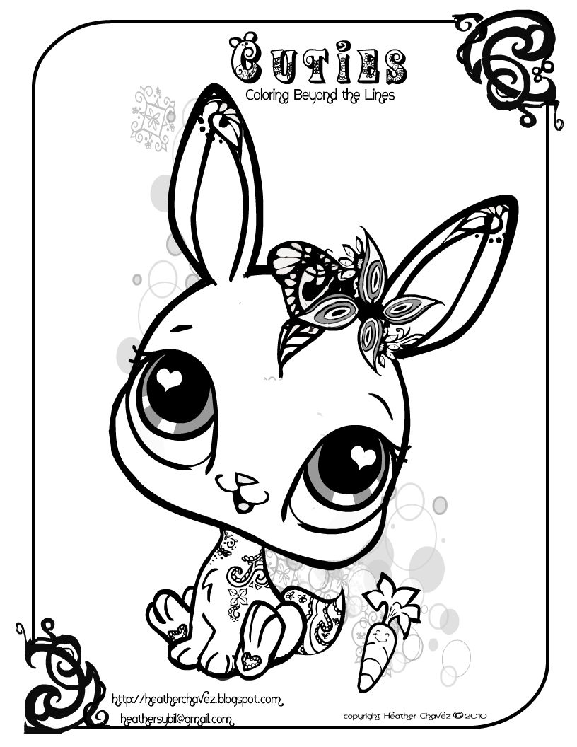 Little Pet Shop - Coloring Pages for Kids and for Adults