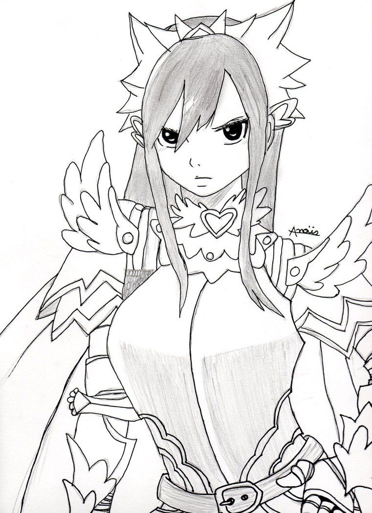Erza - Fairy Tail by Chemicalgirl7 on DeviantArt