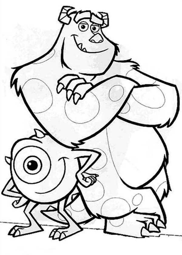 Monsters Inc Pixar Coloring Pages - You should use this photo for