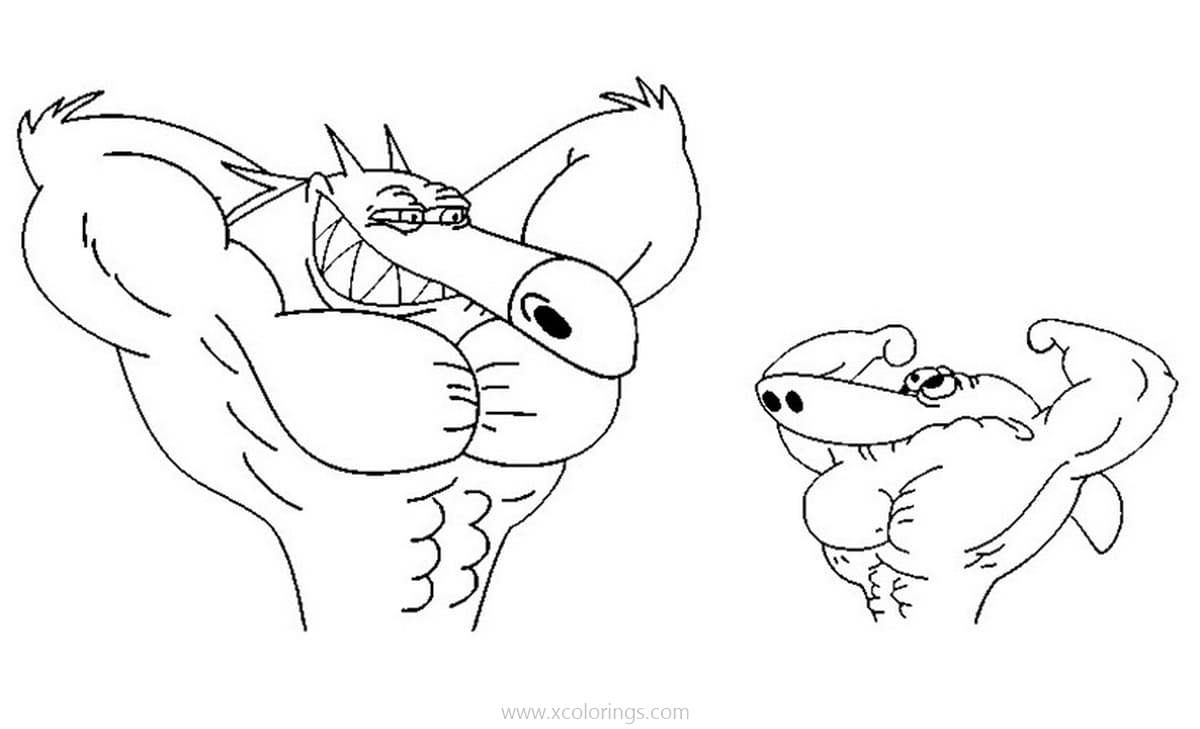 Download Zig And Sharko Coloring Pages - Coloring Home