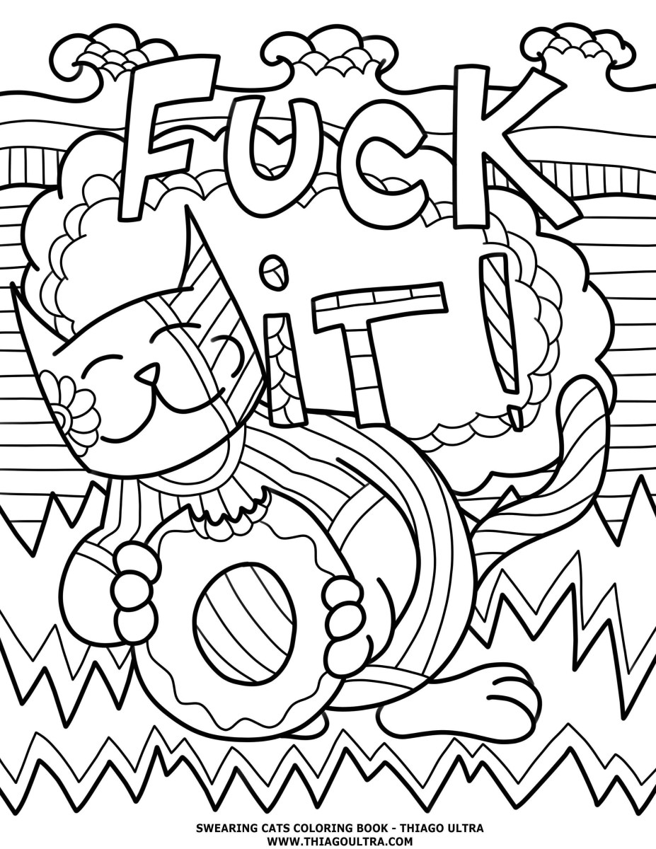 Halloween Coloring Pages Pdf Swear Word Coloring Pages Pdf New Free  Printable Swear Words - birijus.com