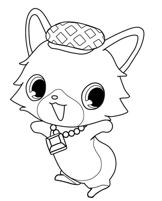 jewelpet nephrite coloring picture | Coloring pictures, Chibi coloring pages,  Coloring pages