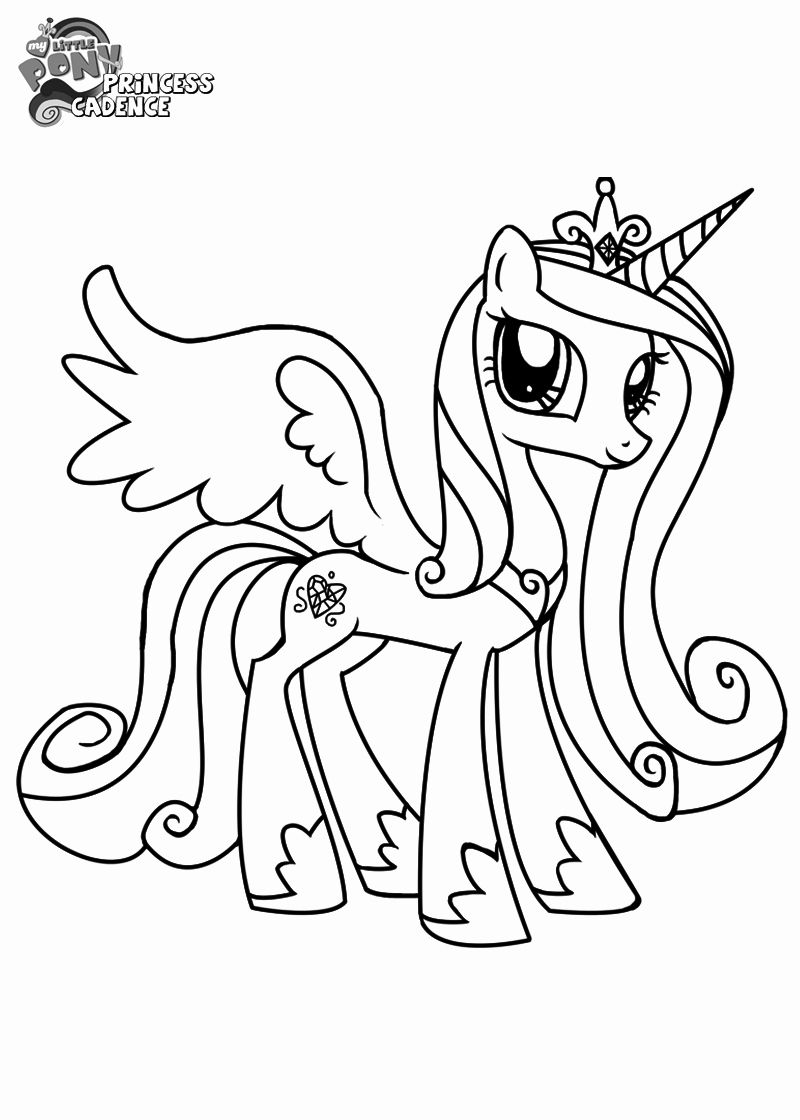 Princess Cadence Coloring Page Beautiful My Little Pony Coloring Pages  Princess Cadence … in 2020 | My little pony coloring, My little pony  drawing, Princess coloring pages