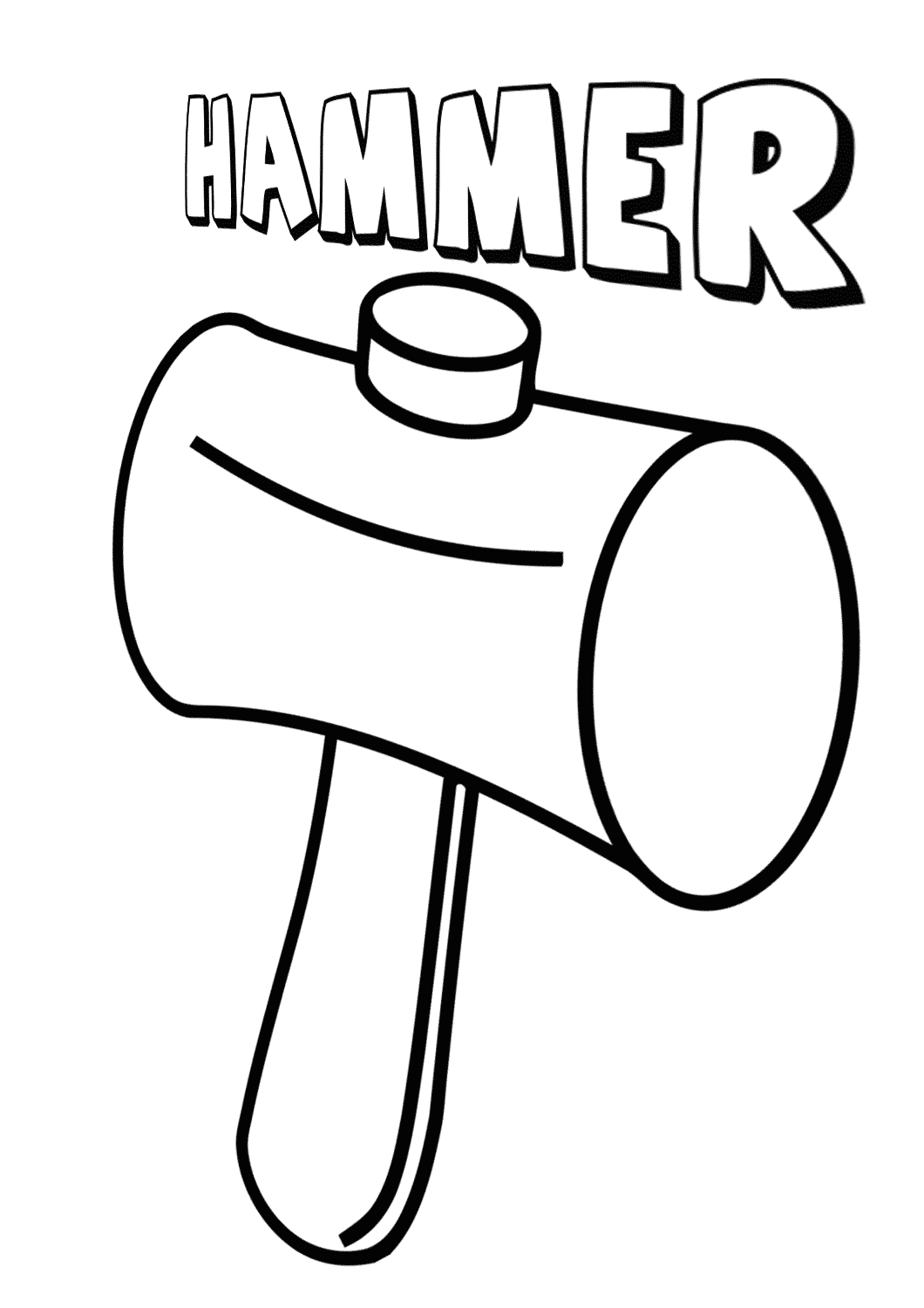 Hammer coloring pages | Coloring pages to download and print