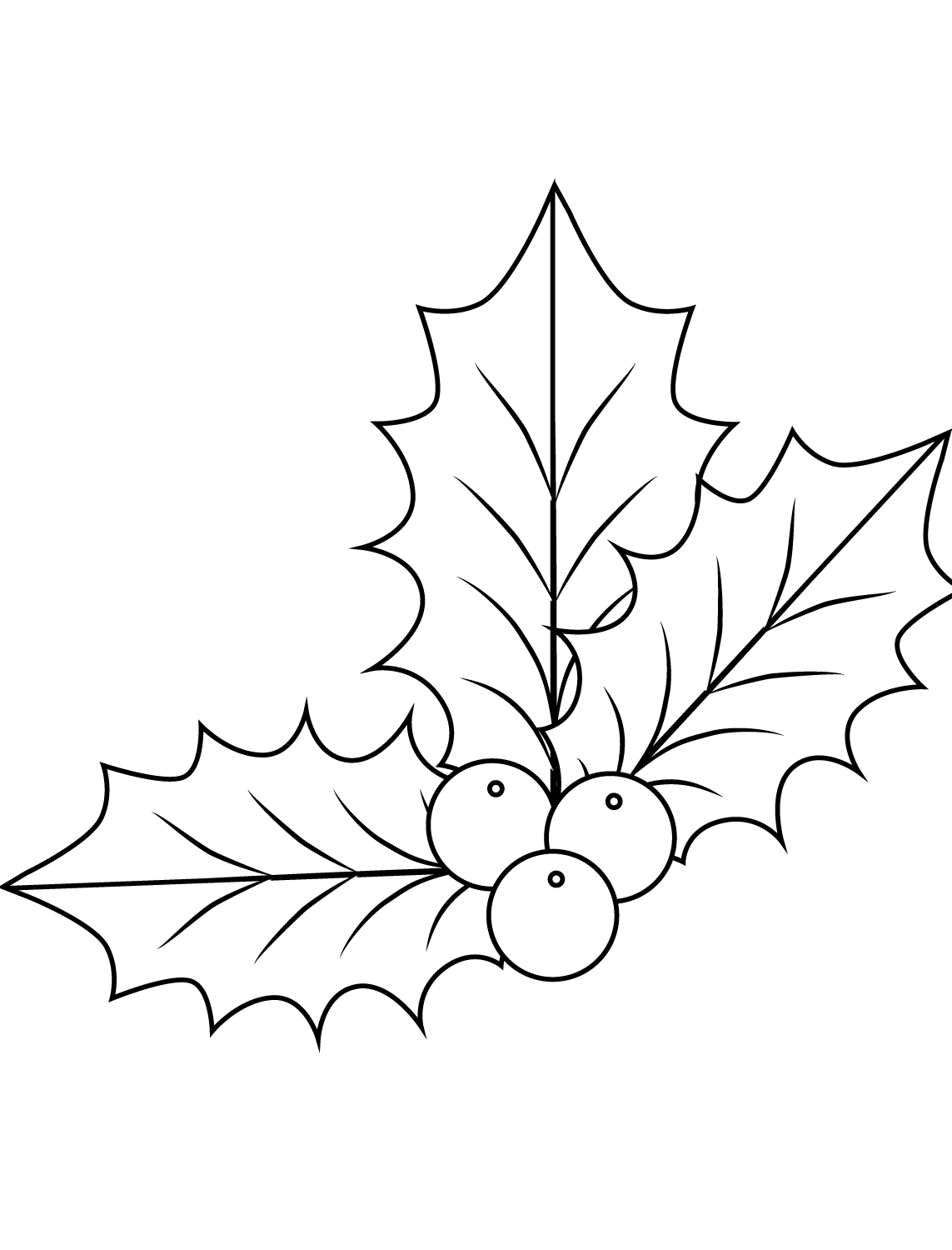 holly-leaves-coloring-pages-coloring-home