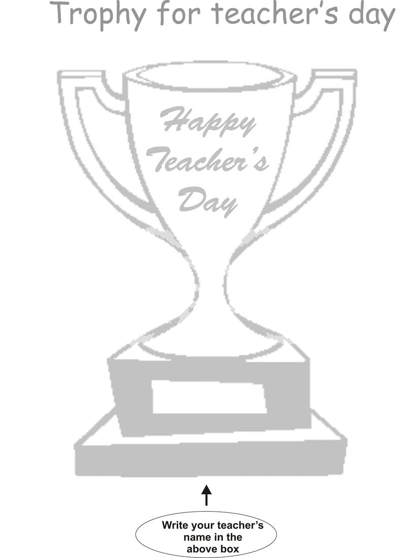 Teacher's day coloring worksheets for kids 4