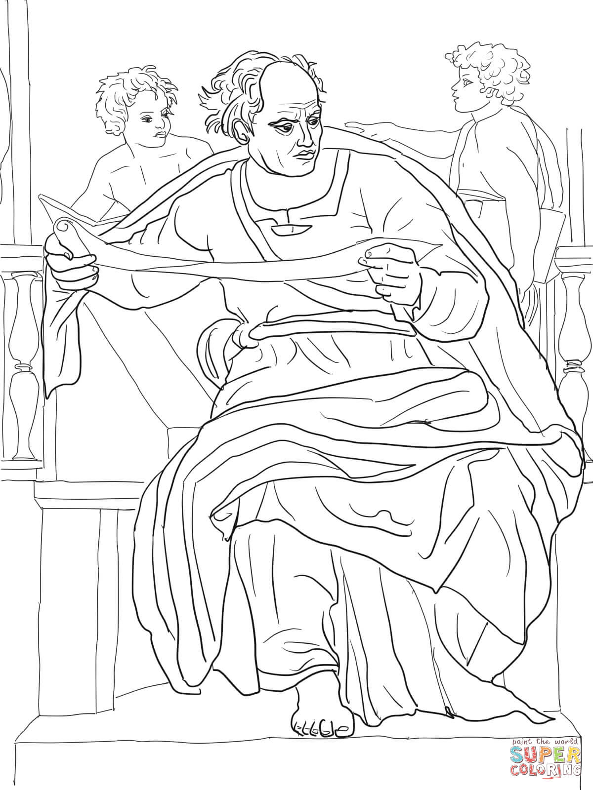 Prophet Joel coloring page | Free Printable Coloring Pages