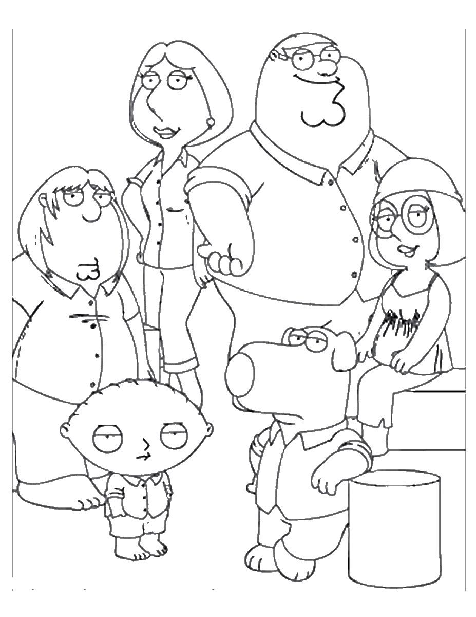Family Guy Coloring Pages