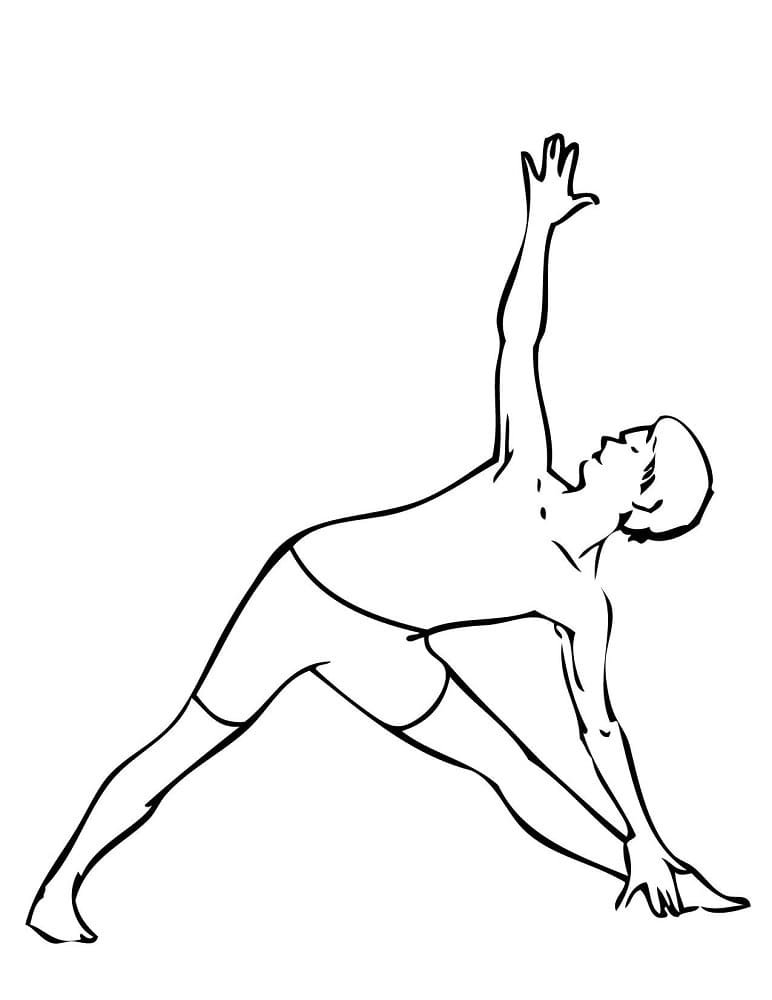Yoga Printable Coloring Page - Free Printable Coloring Pages for Kids