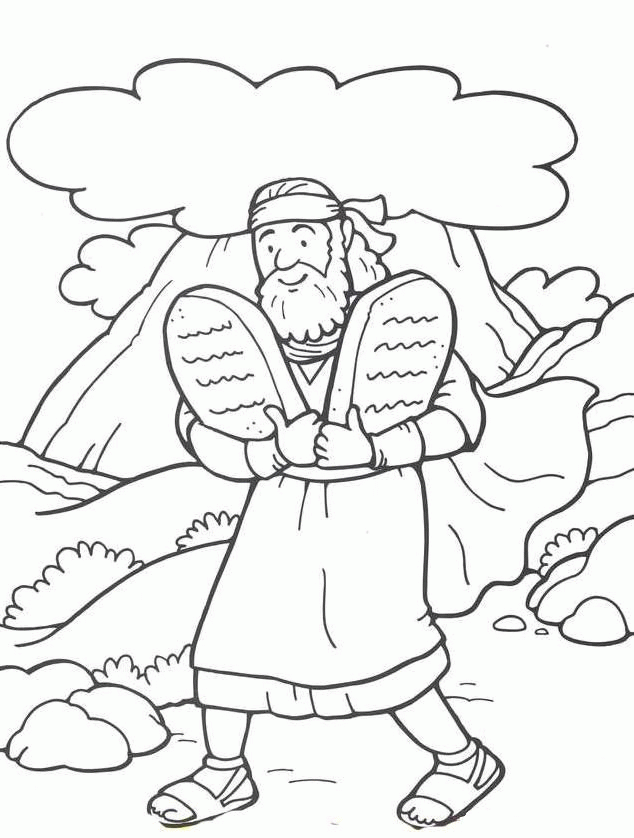 Kindergarten Ten Commandments Coloring Page, Fast Coloring Pages ...