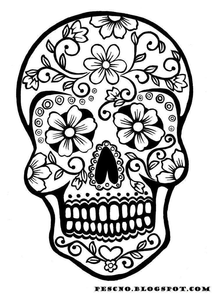 skull coloring pages | Only Coloring Pages