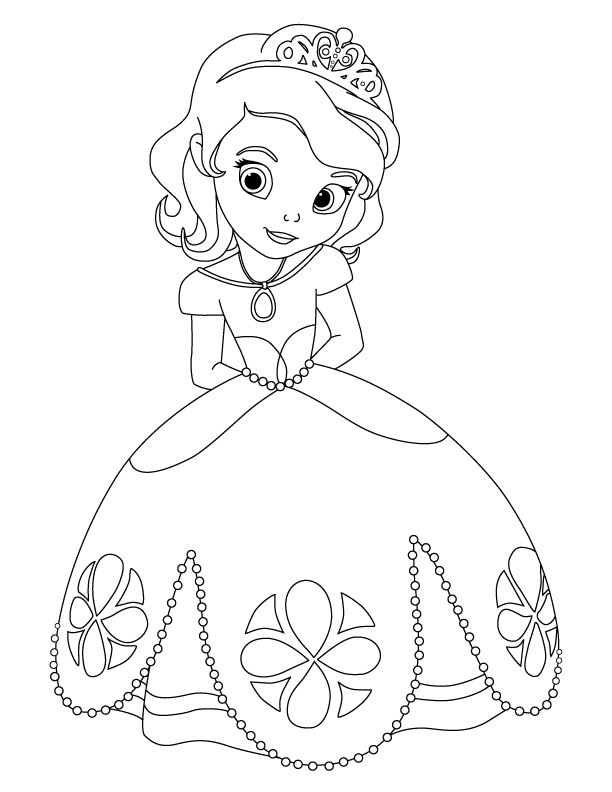 sofia the first coloring pages | Only Coloring Pages