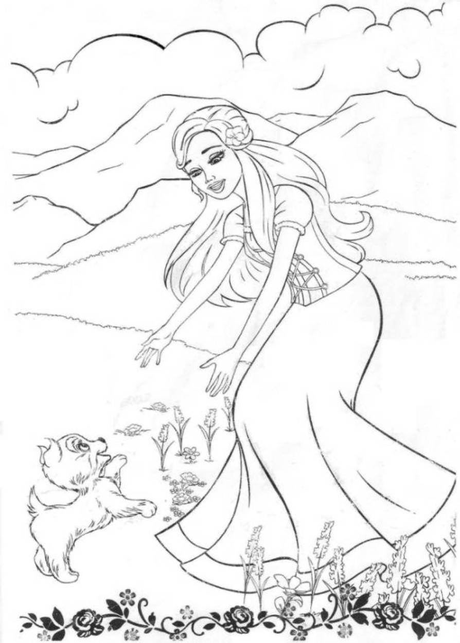 Coloring Pages With Cute Puppies - Coloring Home