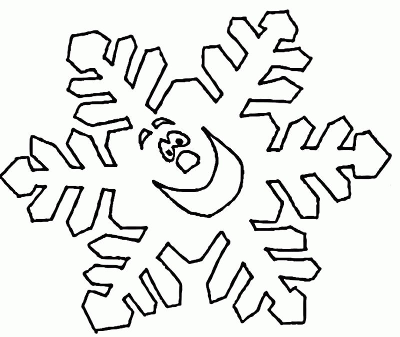 Coloring Pages Snowflakes Coloring Home