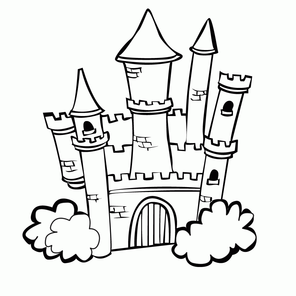Free Coloring Pages For Kids Castle - Coloring Home