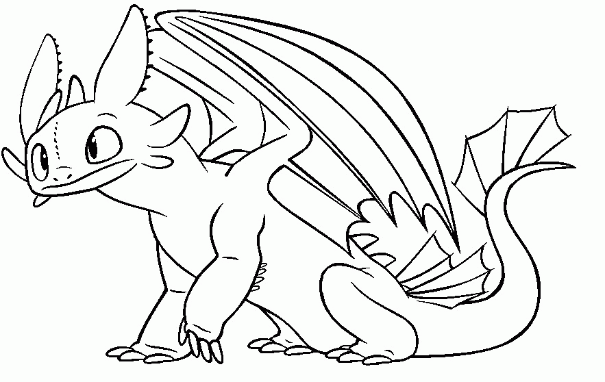 toothless dragon coloring pages - High Quality Coloring Pages
