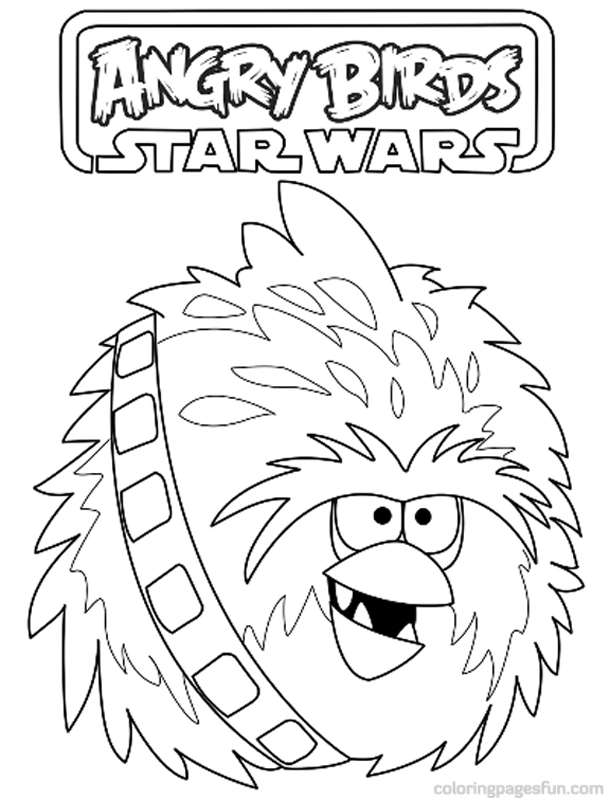 angry birds star wars coloring pages - High Quality Coloring Pages