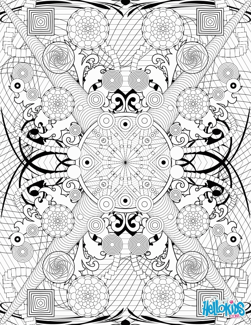 Intricate Coloring Pages Online   Coloring Home