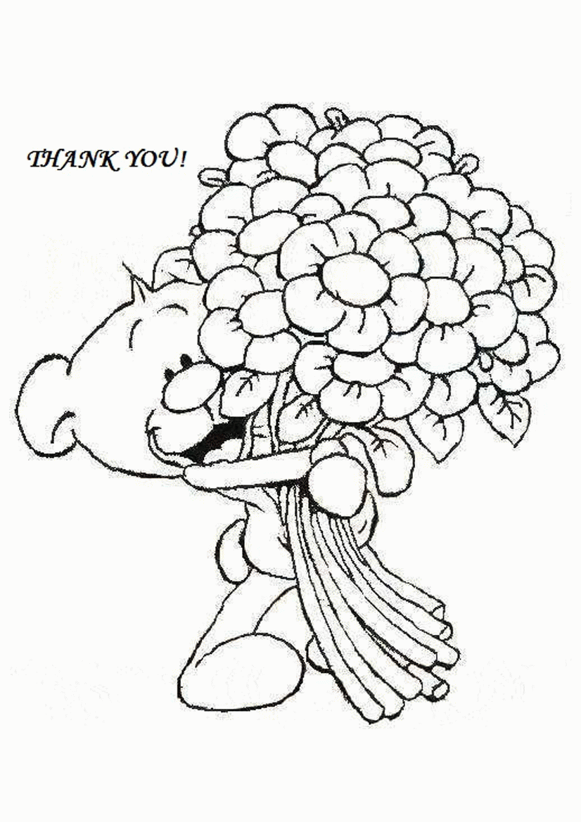 thank you card coloring page coloring page sister. free coloring ...