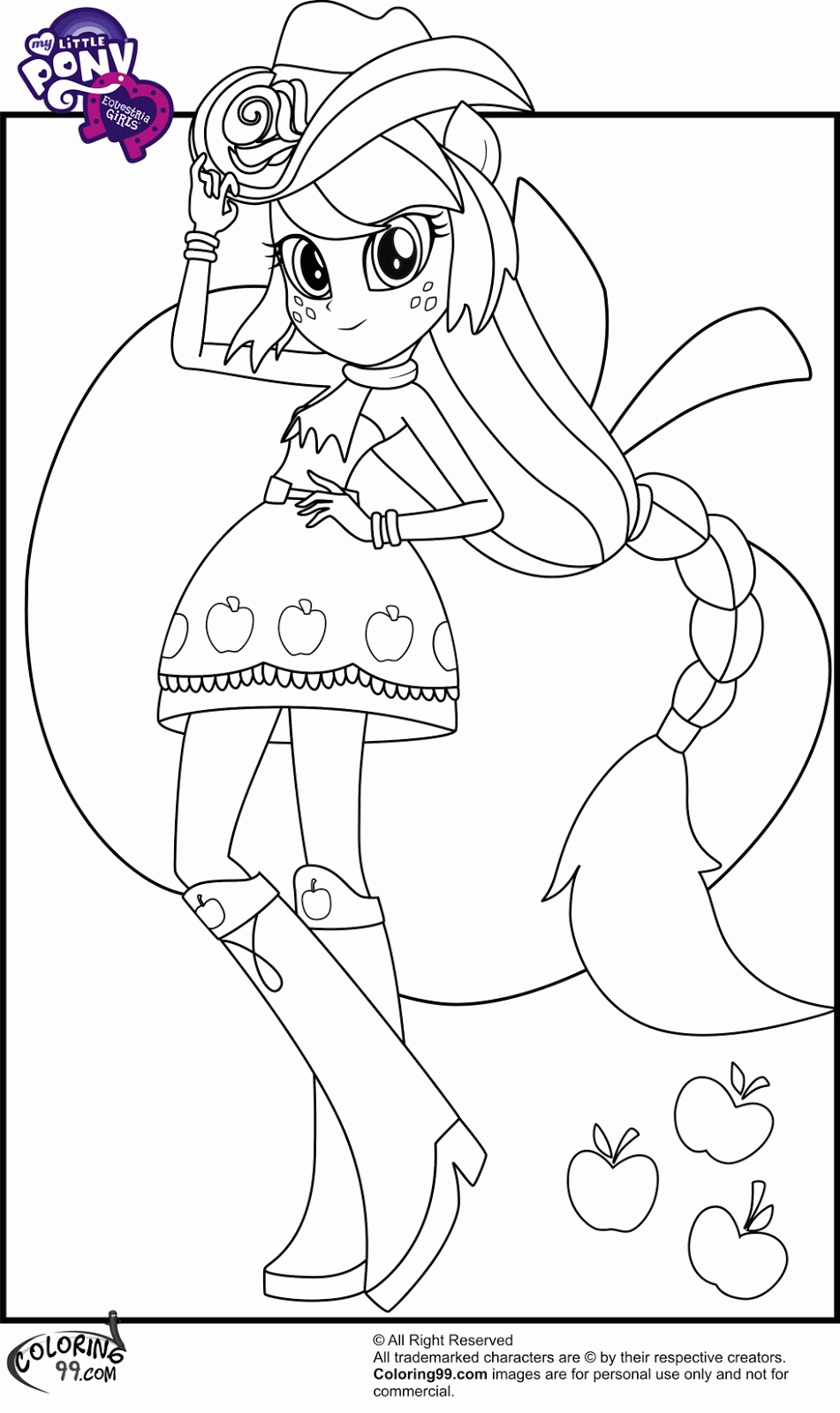 My Little Pony: Equestria Girls Coloring Pages - Coloring Home