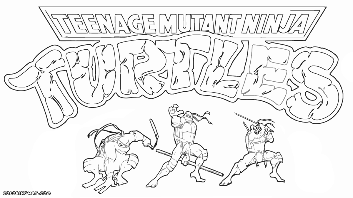 Teenage Mutant Ninja Turtles coloring pages | Coloring pages to ...