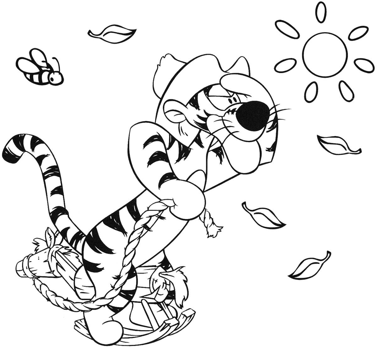 Download Tigger From Winnie The Pooh Coloring Pages - Coloring Home