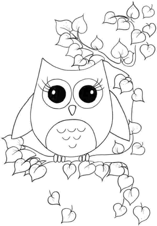 Free Printable Coloring Pages Of Owls - Coloring Home