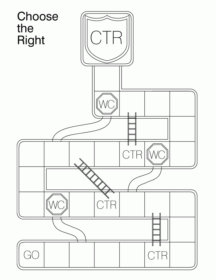 CTR Coloring Page