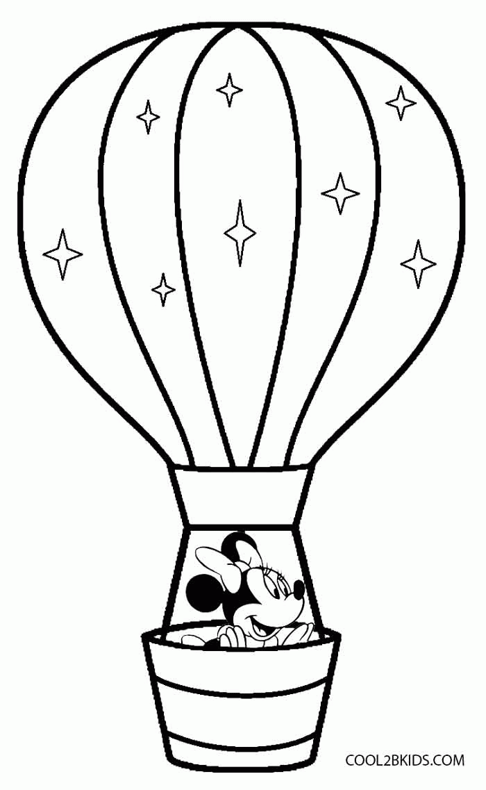 Preschool Free Coloring Pages Of Balloon Printable Interactive Air ...