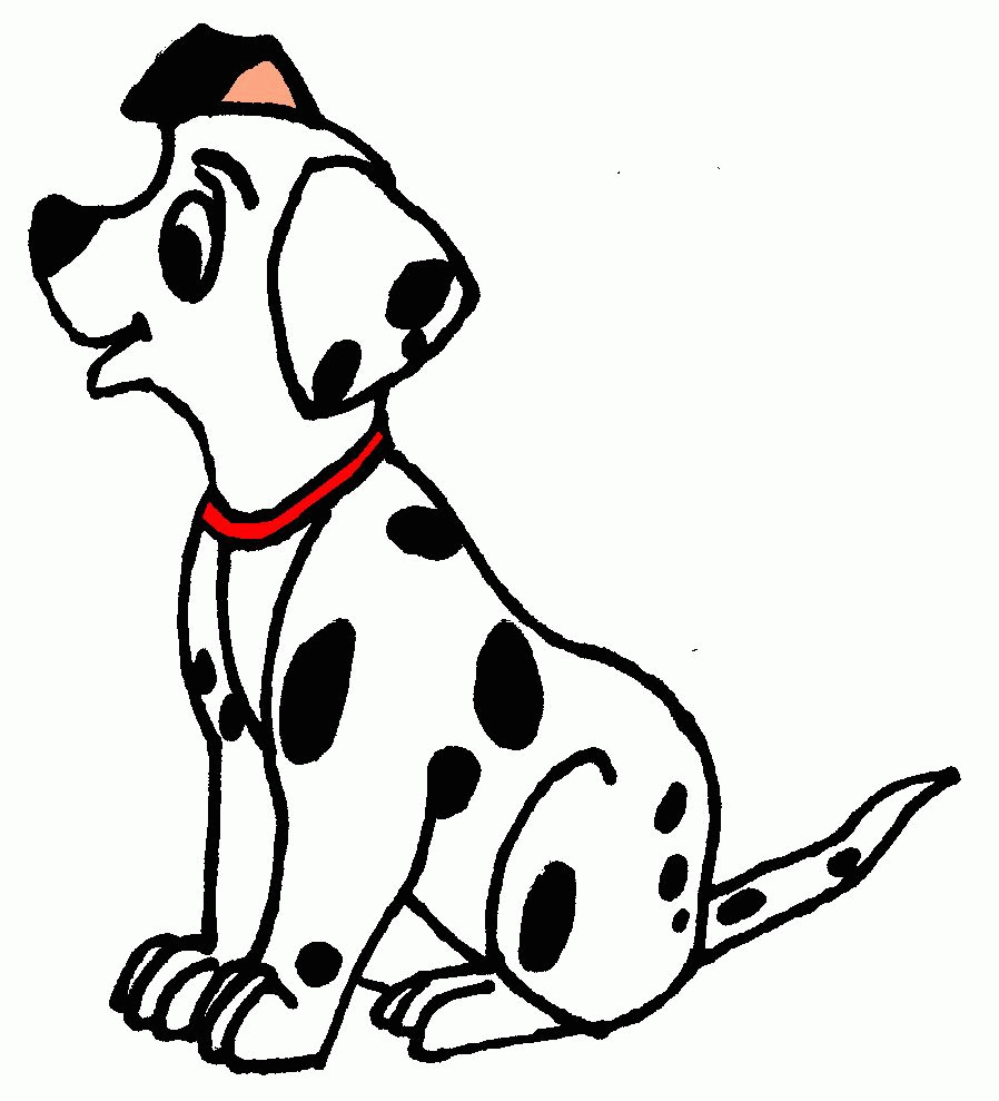 Cute Little Dalmatian Coloring Pages | Animal pages of ...