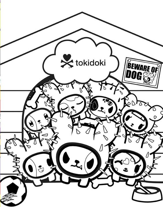 Tokidoki Coloring Page